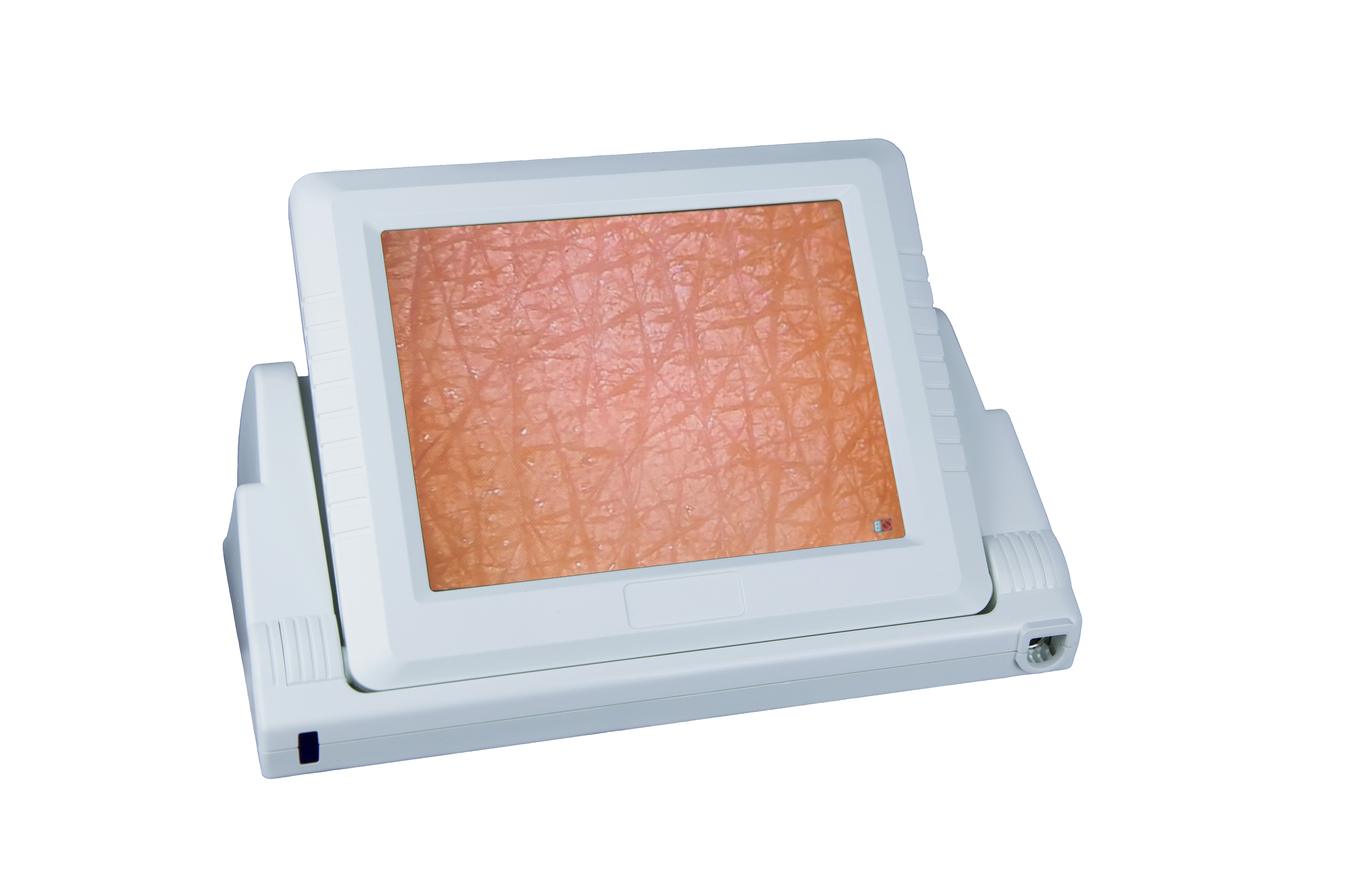 Professional beauty diagnostic equipment and skin imaging technology in a clinic
